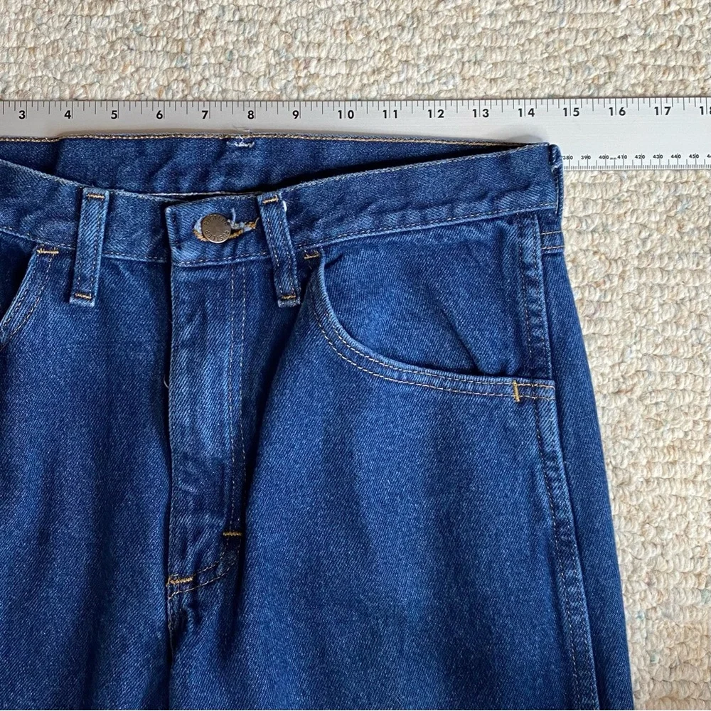 Rustler Wrangler Men's Straight Leg Jeans 100% Cotton Medium Wash 29 x 31 Cowboy - Picture 9 of 11